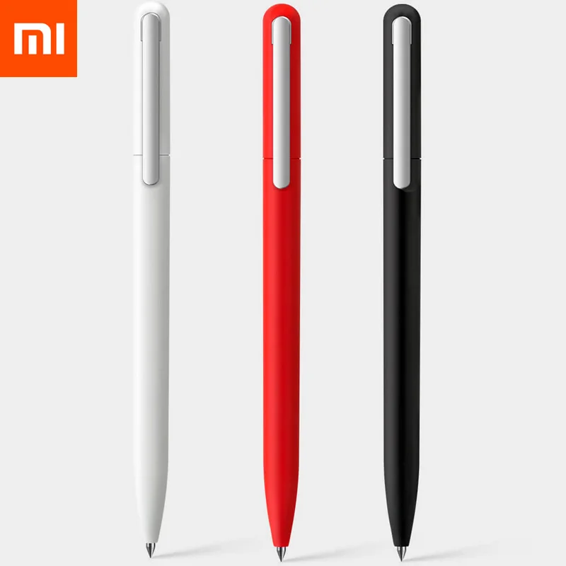 Pen 3 шт Xiaomi Mijia Smart Home Pinluo Signing Pen 9,5 мм 0,5 чернила гладкая швейцарская заправка MiKuni японские чернила добавить Mijia черный Заправка - Цвет: Pen