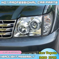 car accessories for toyota prado 2700 3400 lc90 headlight led headlight drl hid head lamp angel eye bi xenon beam accessories