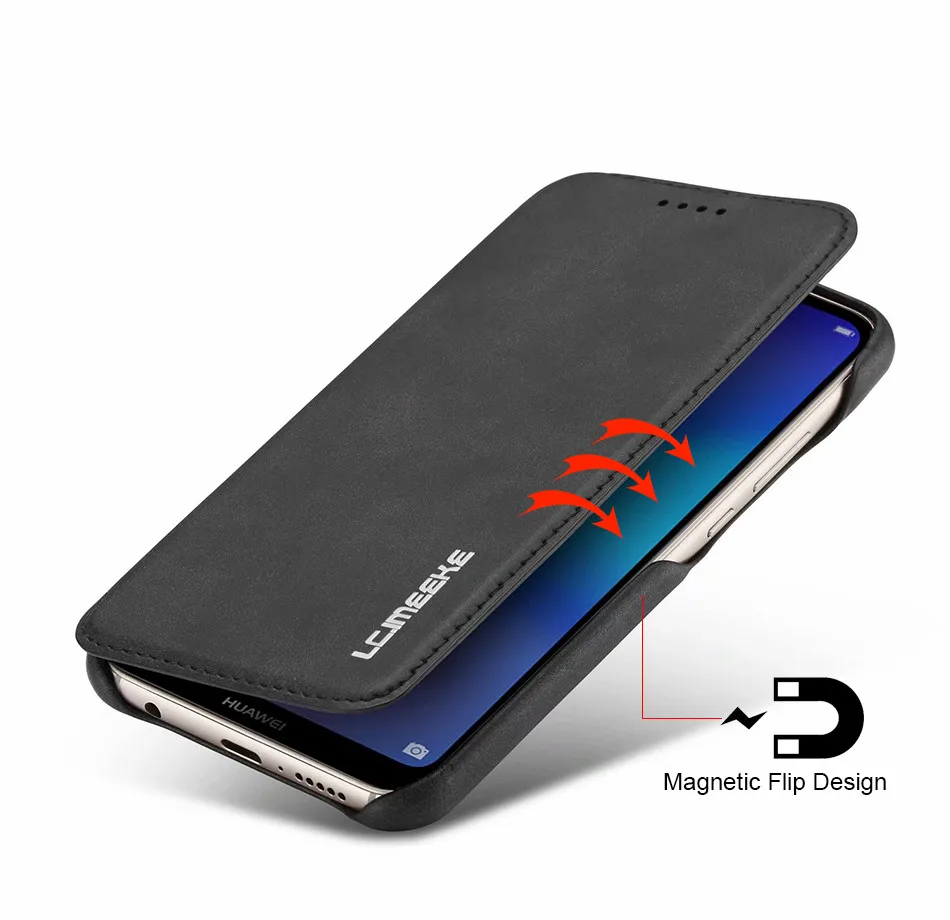 Чехол для huawei P30 Lite, Магнитный чехол для телефона, чехол для huawei P30 Pro, чехол s, кожаный винтажный Чехол-кошелек, чехол для huawei P30 Pro