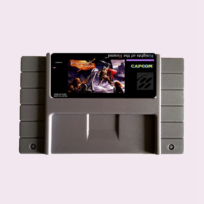 Высококачественная 16 битная игровая карта Рыцари круглых NTSC Big Gray для игровой