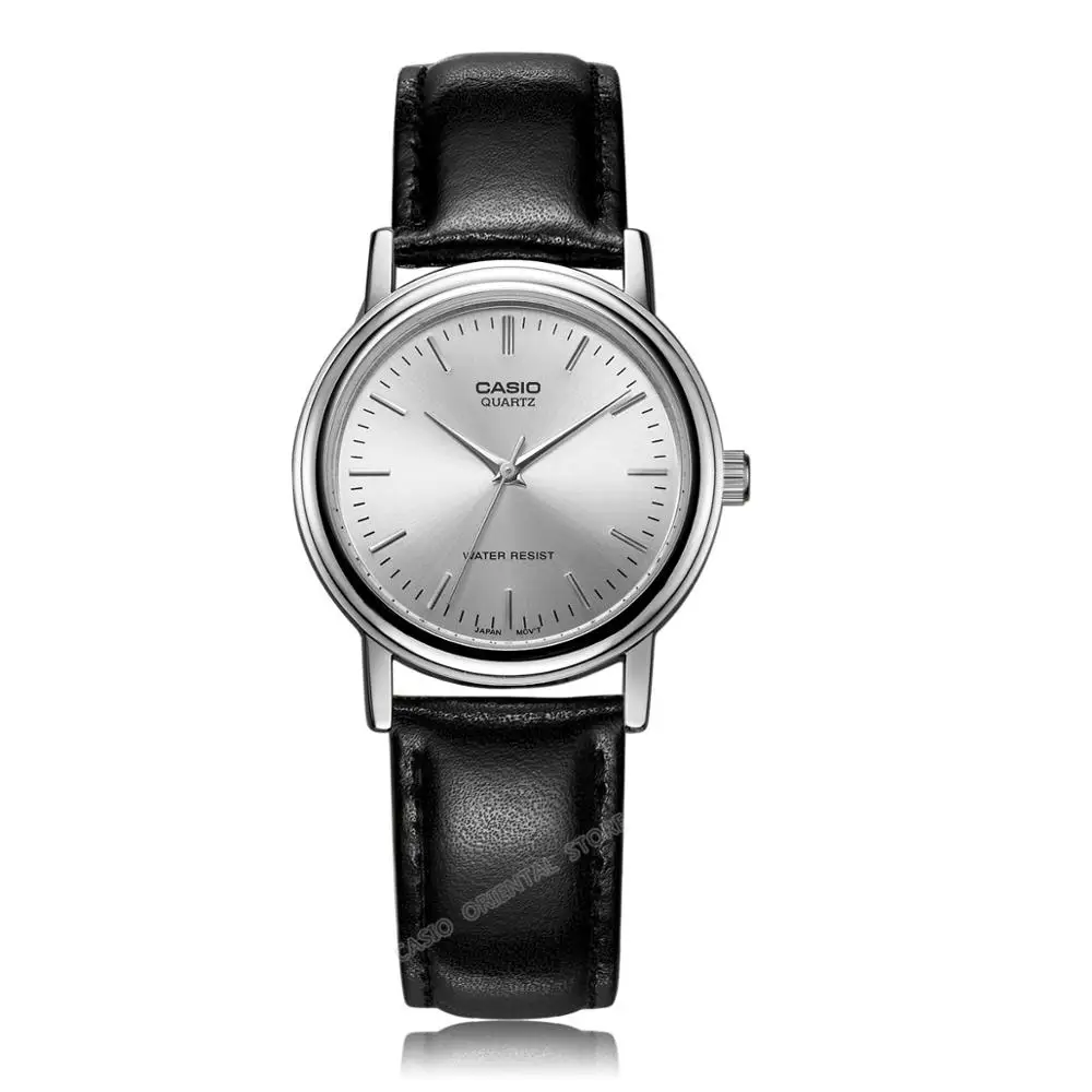 MTP-1095E-7A Casio классические часы Мода и Повседневное кварцевые наручные часы Мужчины Relogio feminino часы кожаный ремешок Водонепроницаемый 3 бар натуральная MTP-1095 - Цвет: MTP-1095E-7A