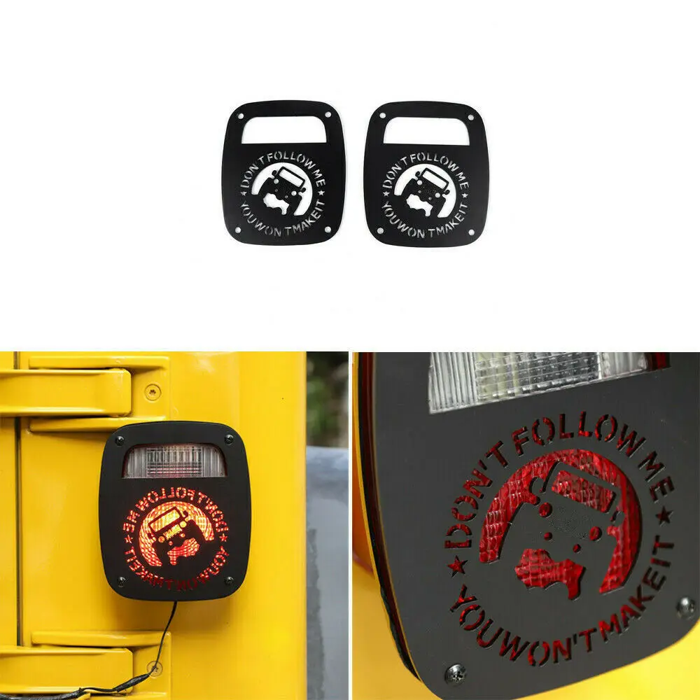 Алюминиевые защитные накладки на задсветильник для Jeep Wrangler TJ LJ 1997-2006 аксессуары