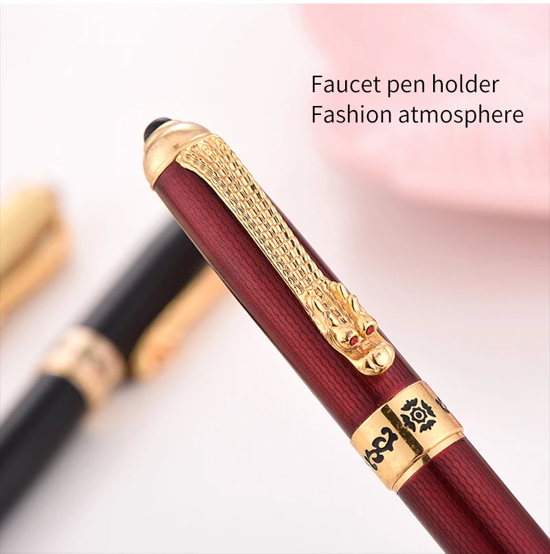 Jinhao Dragon перьевая ручка Роскошная Высококачественная tinta Caneta Tinteiro pena Stylo Plume Kaco металлическая ручка офисный подарок