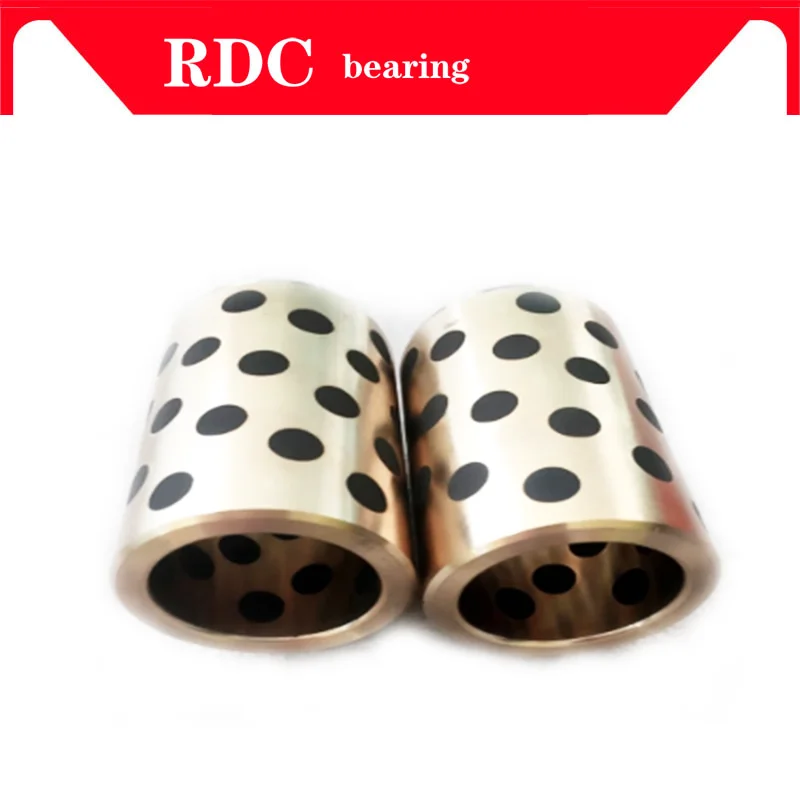 Бесплатная доставка 4 шт. линейный графитовый медный подшипник 35x52x70 мм медная