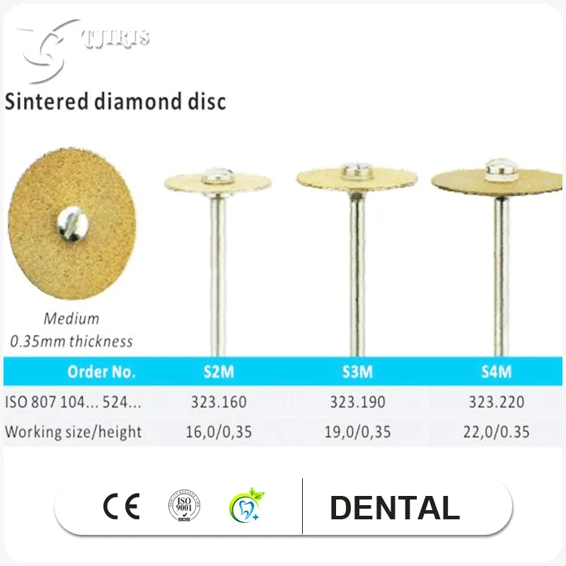 6 шт. режущий спеченный Алмазный диск стоматологическая лаборатория ювелирные