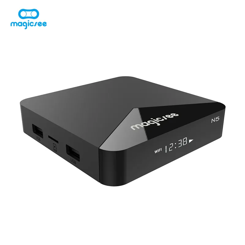 ТВ-приставка Magicsee N5 Android 7 1 четырехъядерный процессор Amlogic S905X смарт-ТВ 2 Гб RAM 16 ROM 4G