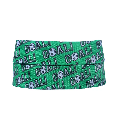 

Wholesale price 50 yards/lot 5/8" 16mm soccer printed fold over elastic
