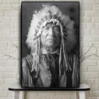 Черно-белая оригинальная индийская картина маслом на холсте плакаты и принты Скандинавская картина на стену для гостиной