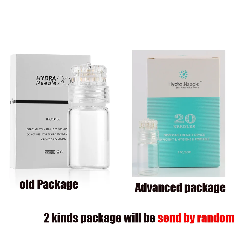 Игла Hydra, 20 штифтов, микро игла, титановые наконечники, бутылка, мезо, Дерма, прокатка, антивозрастной титановый наконечник, бутылка без игл, мезотера