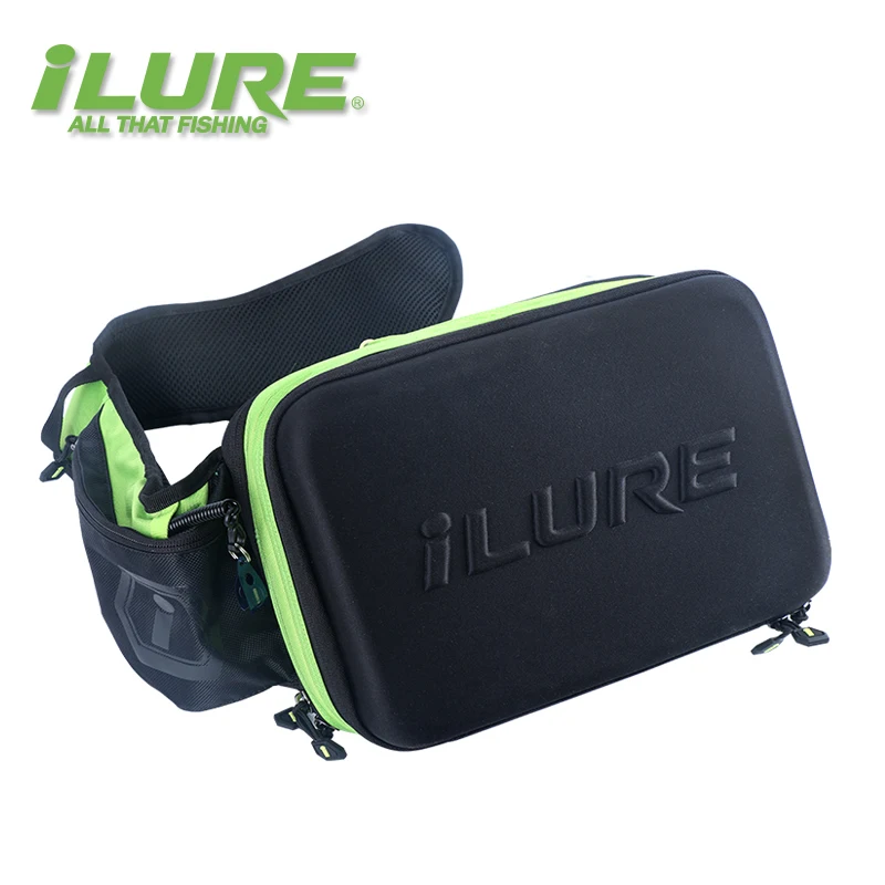 ilure Fishing Tackle bag 31*23*11cm Men Canvas Multi-Purpose Waterproof Outdoor Waist Reel Lure line tools | Спорт и развлечения