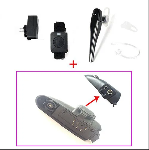 M add uv-9r adapter Беспроводные наушники с громкой связью, наушники с bluetooth, портативная рация для Motorola KENWOOD, автомобильные шлемы, наушники UV 5r Baofeng uv-9r uv-xr - Цвет: M add uv-9r adapter