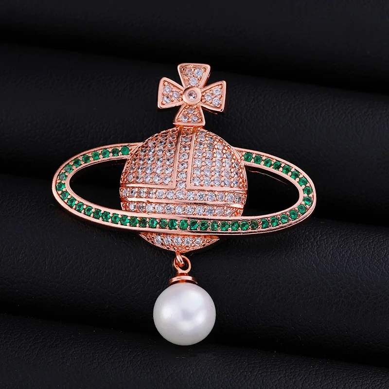 Ювелирные изделия ручной работы Компоненты Сатурн Луна медаль жемчуг кулон Разъемы Аксессуары для Для женщин свитер жемчуг Цепочки и ожерелья DIY Создание