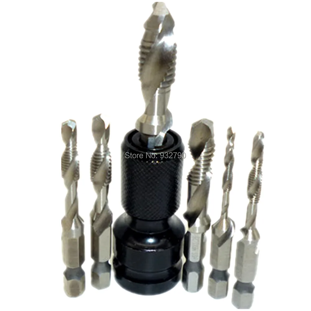 1/2 &quotDr до 1/4&quot оснастка Шестигранная Отвертка адаптер конвертер + 6 шт.