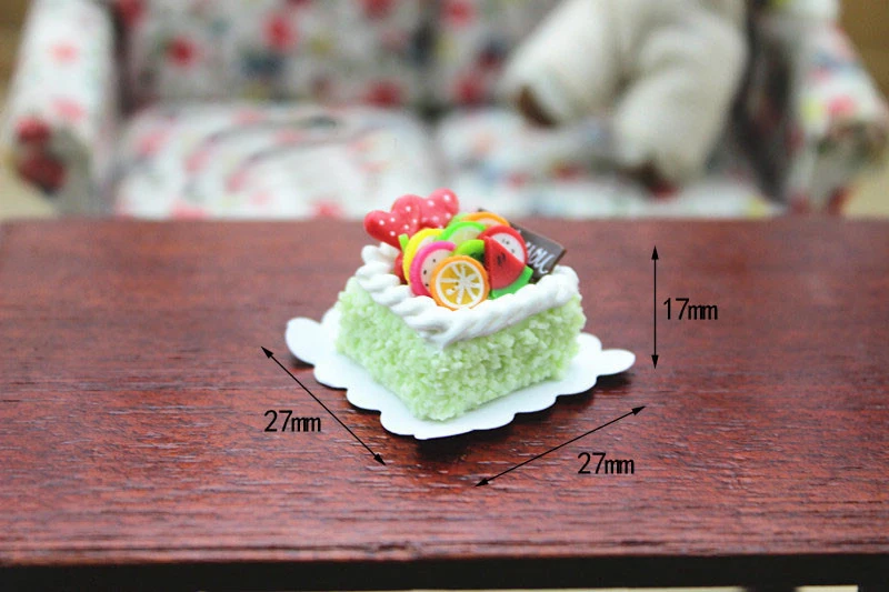 2018 горячая Распродажа Реалистичная Миниатюрная игрушка в виде фруктового пирога