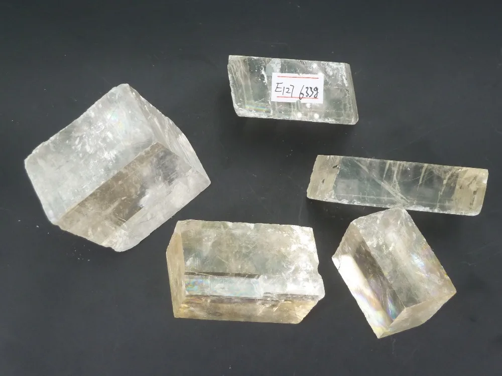 633g очень хороший CALCITE чистый оптический Calcite E127 | Дом и сад