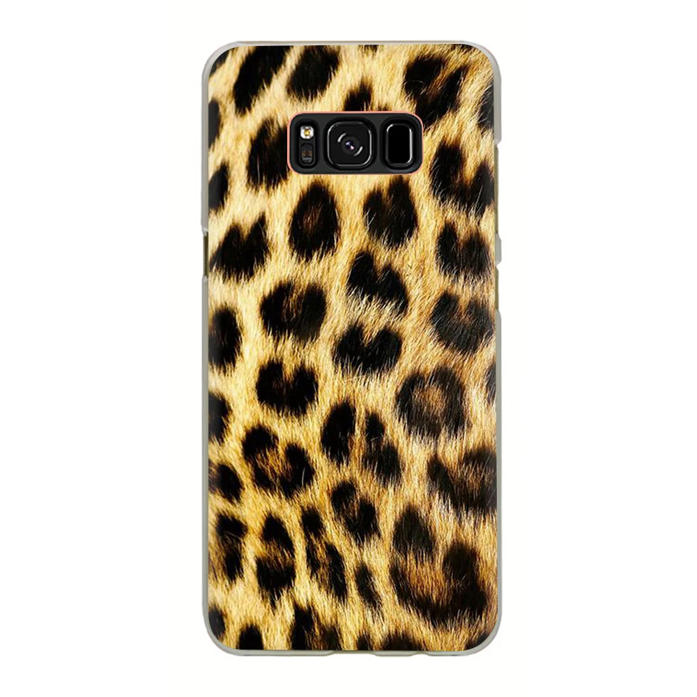 H12 Жесткий чехол для телефона с принтом тигра и леопарда для samsung Galaxy S10 S10E S8 Plus S6 S7 Edge S9 Plus M10 20 30 40 - Цвет: H12