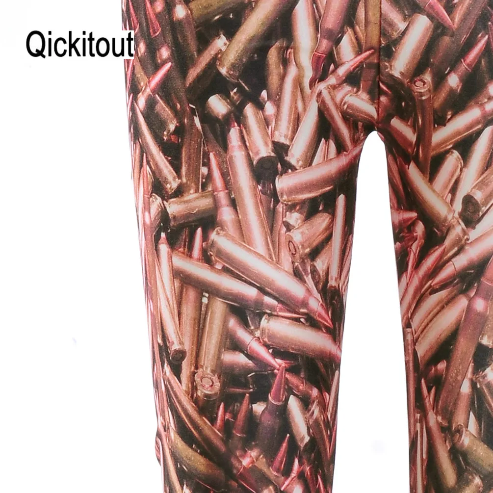 Qickitout HOT Sexy моды Пиратская Легинсы Брюки Цифровая печать боеприпасы леггинсы