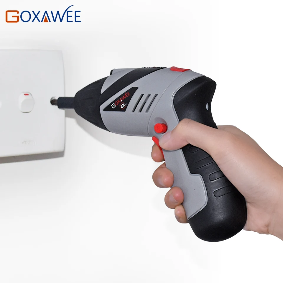 Электрическая отвертка 4 8 В складная регулируемая беспроводная дрель