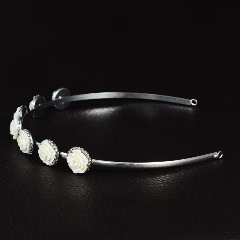 Женская Тиара для волос из цинкового сплава в виде Розы | Украшения и аксессуары