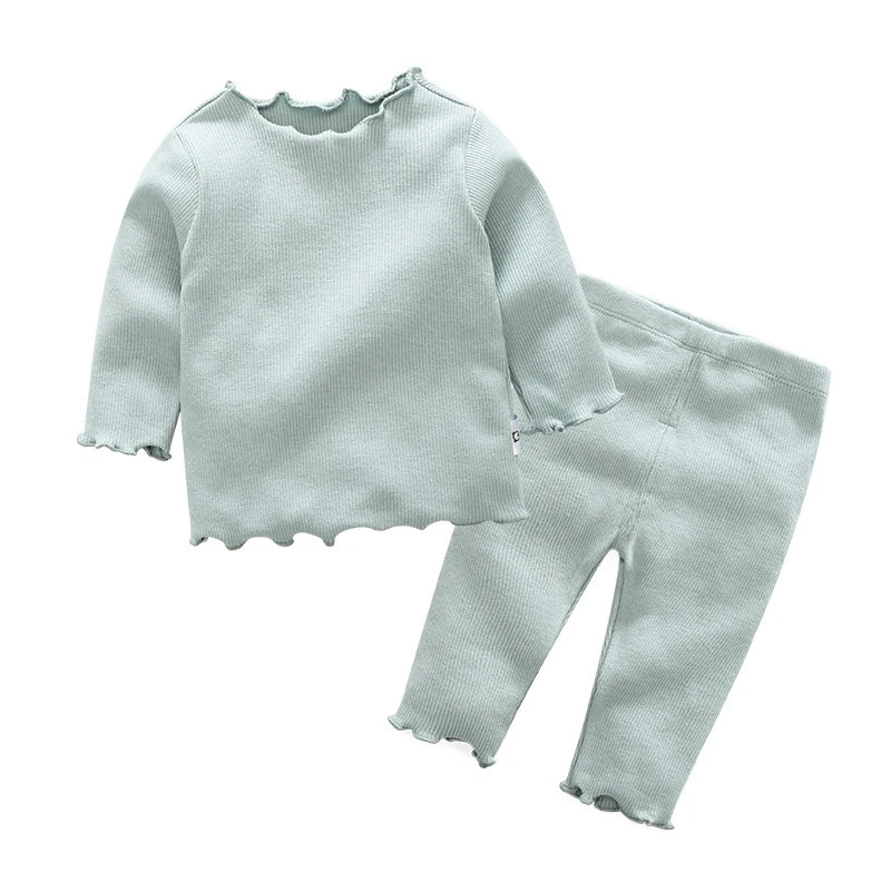 KISBINI удобная детская одежда для девочек осенне-зимний Хлопковый вязаный плотно