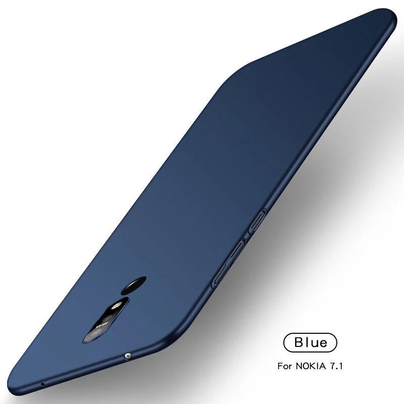 YISHANGOU тонкий перламутровый Скраб чехол для телефона для Nokia X5 X6 X7 5,1 6,1 7,1 плюс Жесткий ПК чехол для Nokia 7 Plus 8 6