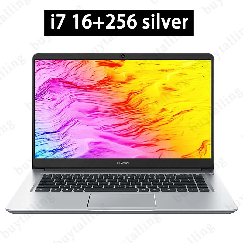 15,6 дюймовый ноутбук huawei MateBook D i5-8250U/i7-8550U 8 Гб DDR4 128 Гб SSD+ 1 ТБ SATA HDD Windows 10 FHD ips компьютер PC - Цвет: i7 16G 256G silver