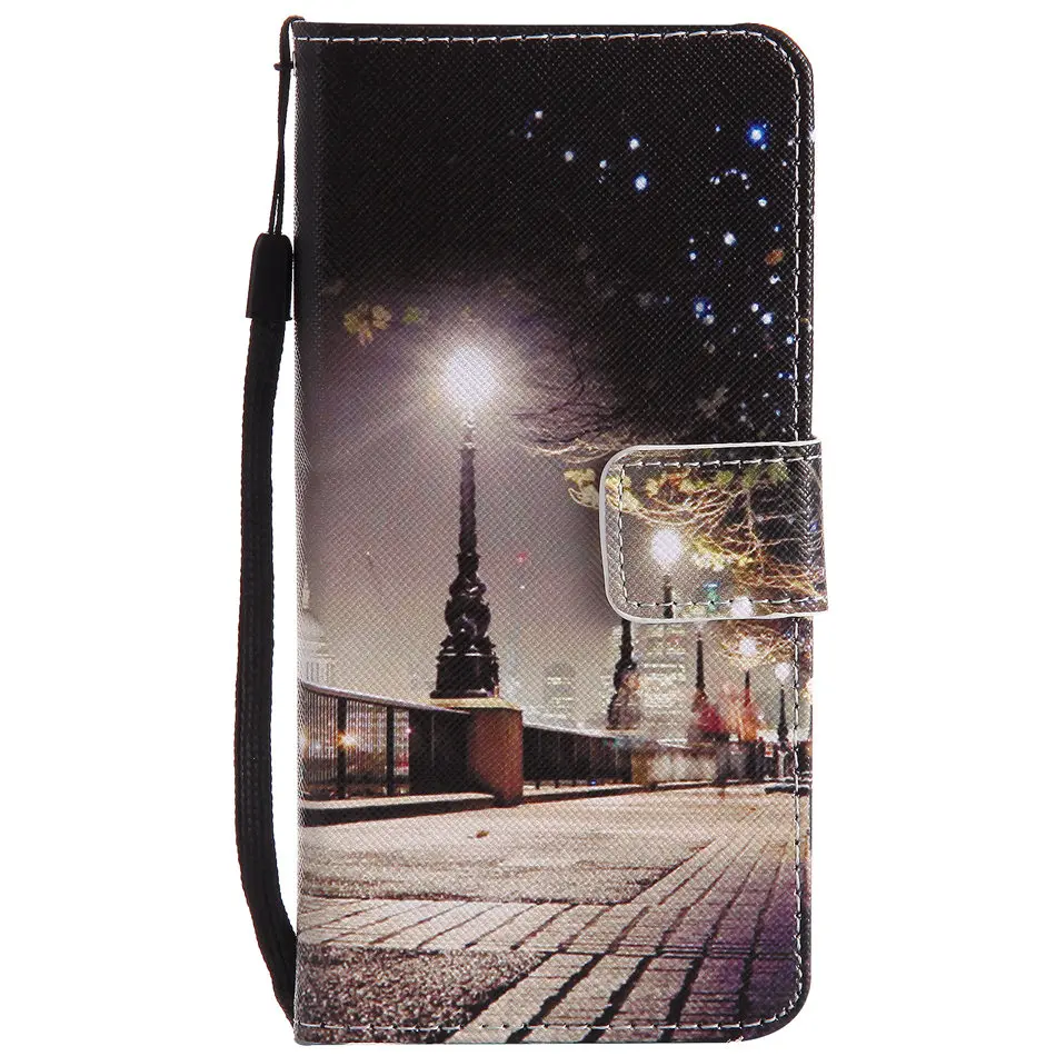 Милый кожаный чехол-книжка для Funda samsung Galaxy S8 S9 Plus S7 S6 Edge чехол с кошкой и деревом для глаз чехол-кошелек с подставкой и отделением для карт P06F