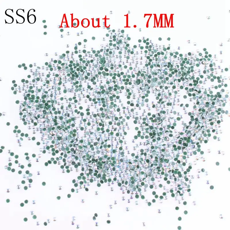 Prajna SS5 1,7 мм Стразы для рукоделия, стразы, аппликация, камень, железо, пластмассовое железо для одежды, свадебное украшение E - Цвет: picture color 3