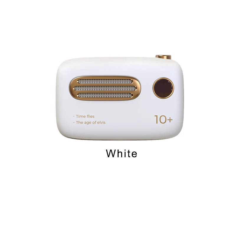 White Maoxin повербанк милый портативный мини аккумулятор 10000mAh портативное зарядное устройство цифровой дисплей пауэр банк зарядка для аккумуляторов за смартфон двойной вход двойной выход - Color: White