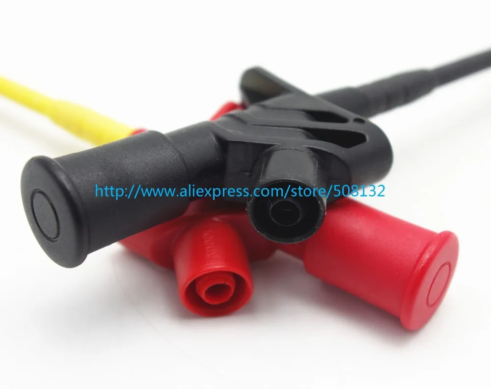 Полностью изолированный Быстрый пирсинг иглы тестовые зажимы мультиметр