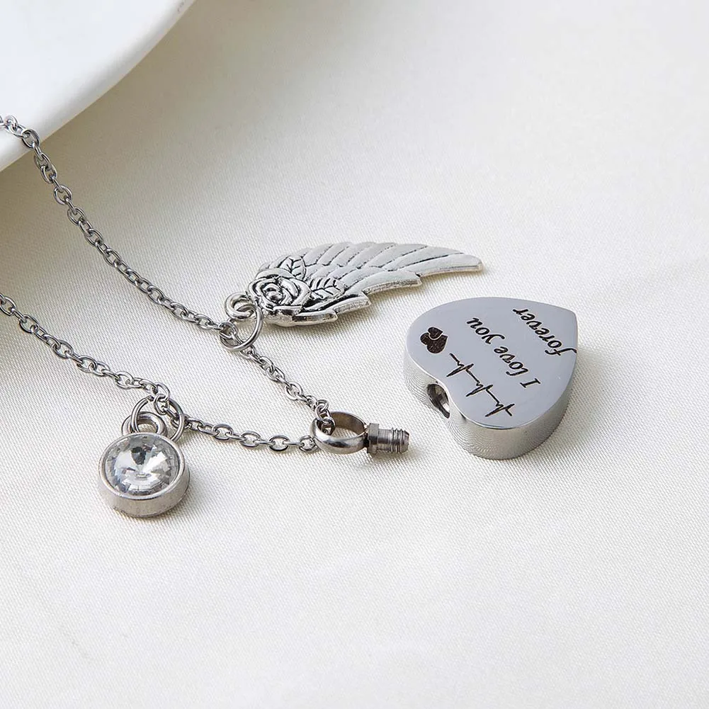 Недавно Цепочки и ожерелья сердце Форма ожерелье для кремации ювелирные изделия