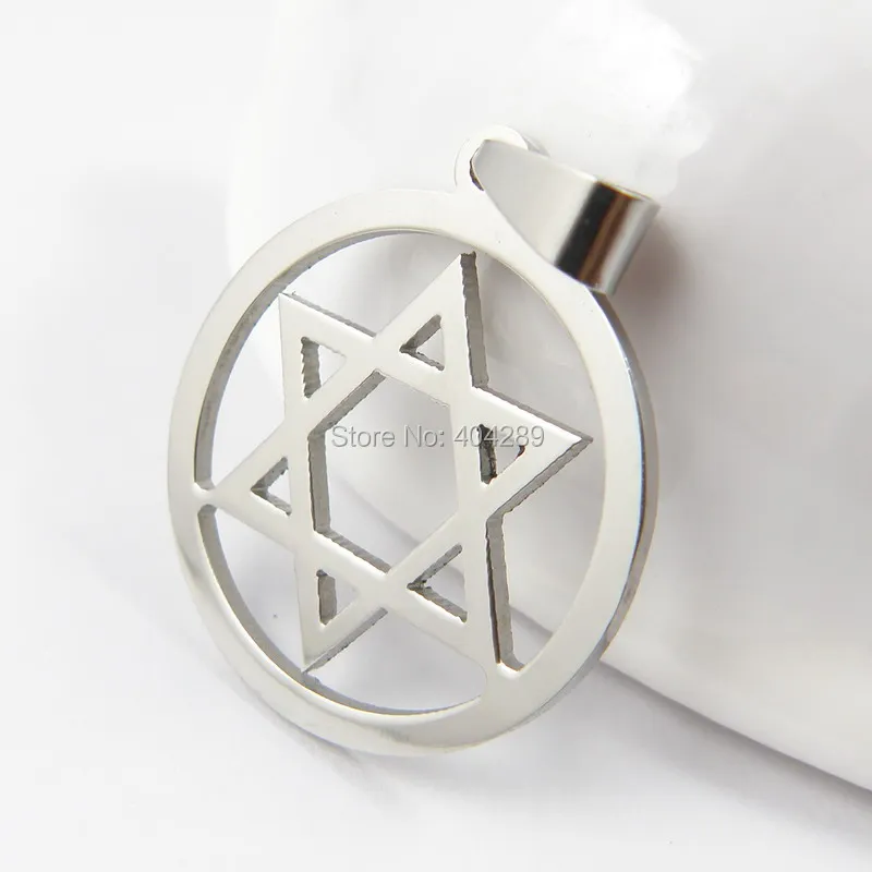 Прямая поставка кулон Звезда Давида ожерелье для мужчин и женщин ювелирные