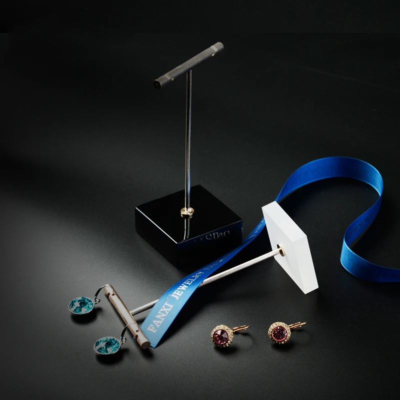 6 шт./лот металлические серьги демонстрационная подставка держатель для