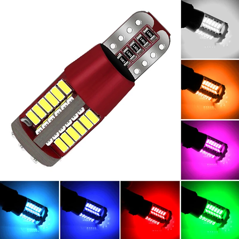 2X автомобиль T10 Led 192 W5W супер яркий 57 Smd Canbus без ошибки автомобильный маркер Авто