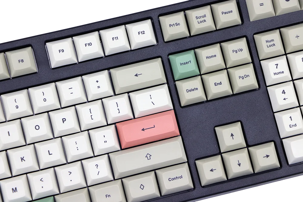 PBT DSA 9009 Keycap набор окрашенных ключей