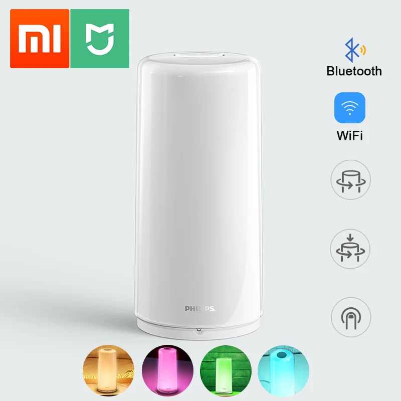 Умная прикроватная лампа Xiaomi Mijia светодиодный приглушаемый цветной светильник с