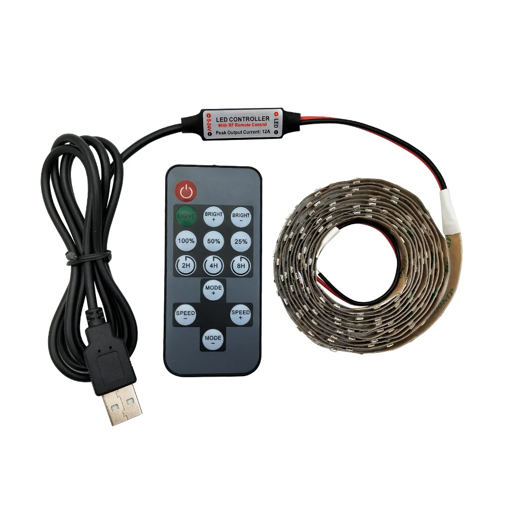 5V USB мощный сенсорный светодиодный светильник с одним контроллером белый/теплый белый 2835 SMD HD tv Настольный ПК экран тыловая подсветка