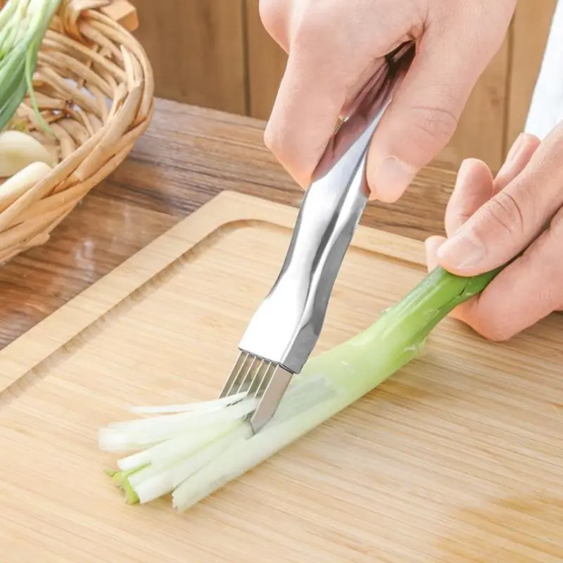 1 шт. многофункциональный нож из нержавеющей стали для Резки Лука терка лука
