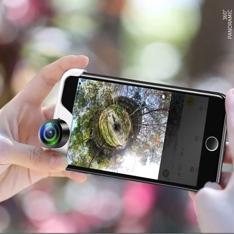 USAMS HD объектив для мобильного телефона 360 панорамный камеры iPhone X 8 7 Plus 6 6s plus