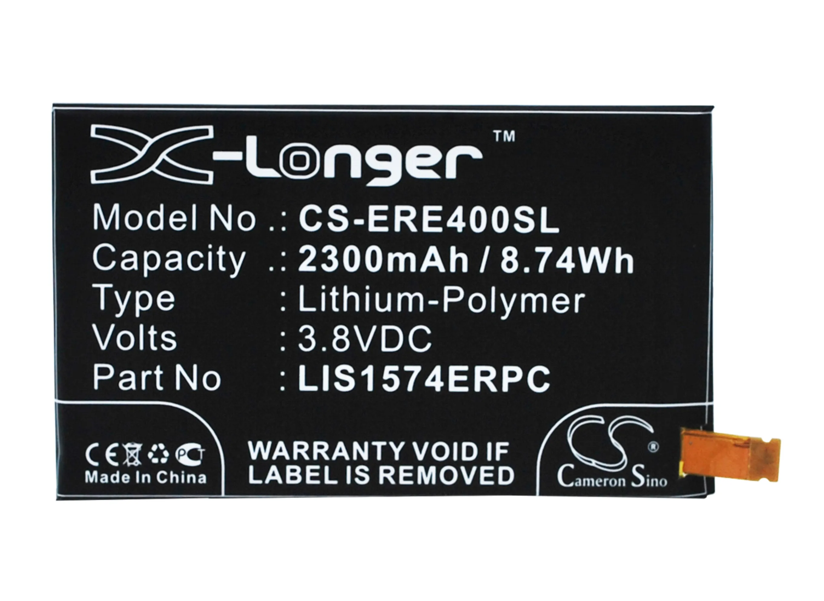 Cameron Sino 2300 мАч аккумулятор LIS1574ERPC для Sony Ericsson Altair Maki E2003 E2006 E2104 Xperia A2 SO 04F Z2 compact|2300mah