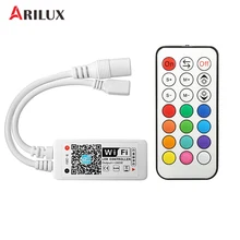 ARILUX AL-LC11 Мини светодиодный wifi приложение управление Лер+ RF пульт дистанционного управления для RGB+ теплый белый+ белый светодиодные полосы DC9-28V