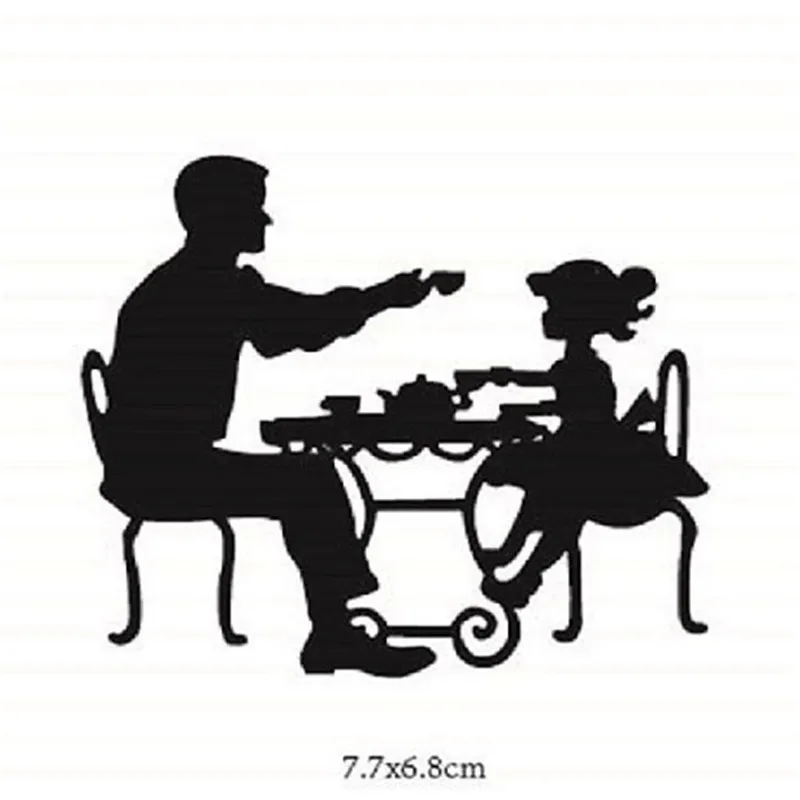 

Grite Family Dad Children Metal Steel Cutting Dies 2020 Stencils for Making Scrapbooking DIY Album Paper Cards Embossing Dies