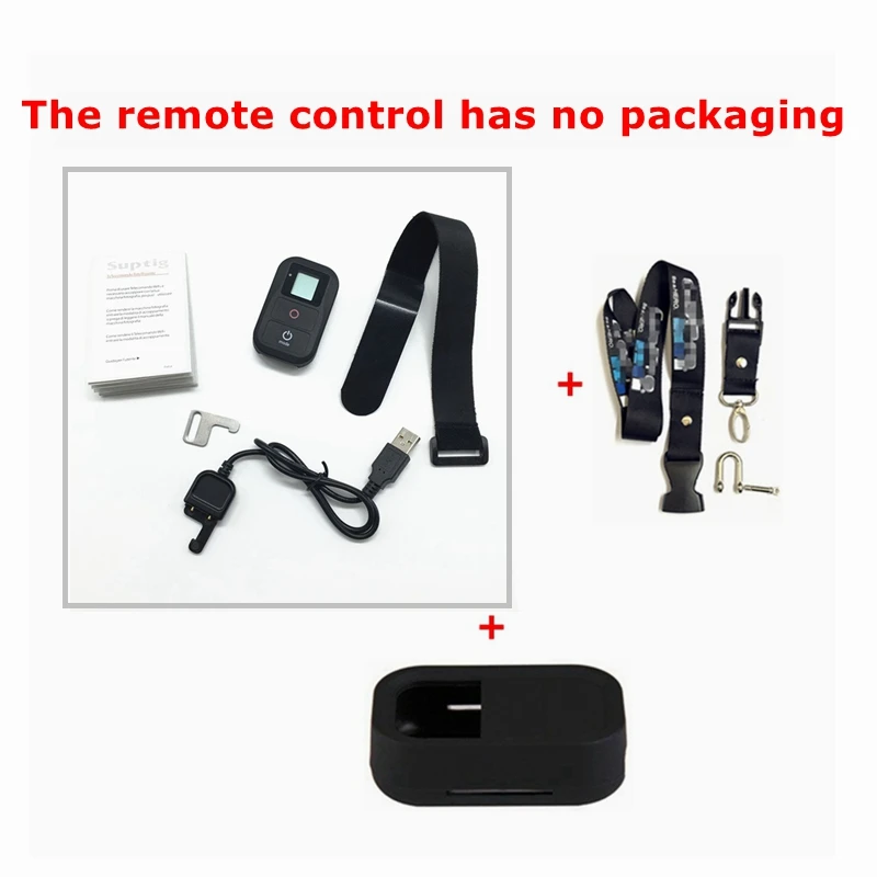 has no packaging Новейший пульт дистанционного управления Hero8 для Gopro Hero7 Black Wifi водонепроницаемый пульт дистанционного управления для Go pro Hero 5 6 7 8 Black 4 5 Session 3+ аксессуар - Цвет: has no packaging