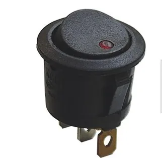 Переключатель для лодки с водонепроницаемой крышкой 3 контактами 20 мм KCD1 105N|cover