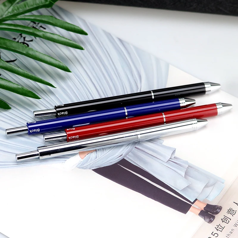

4 In 1 Multicolor Ballpoint Pens 3 Colors Ball Pen 1 Pencil For School Office Writing Supplies Stationery