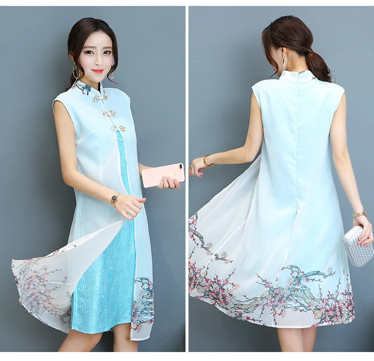aodai cheongsam платье традиционная Восточная одежда ao dai платья короткое Кружевное платье для женщин вьетнамское платье Ципао