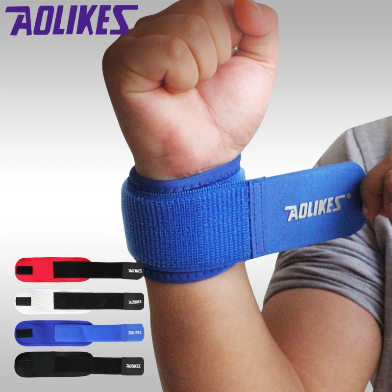 AOLIKES 1 пара обмотка для поддержки запястья Bracer защитный напульсник спортивные