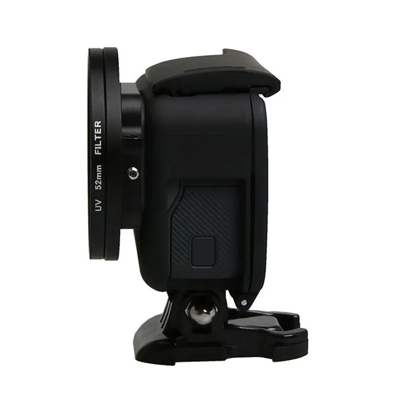 4 в 1 для Gopro Hero 5 черный УФ фильтр 52 мм + CPL кольцо адаптера объектива крышка