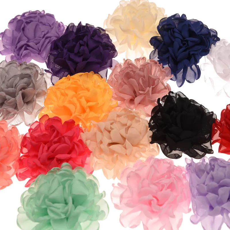 16 шт. шифоновые цветы сделай сам |