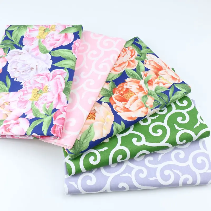 Постельные принадлежности из хлопковой саржевой ткани с цветочным принтом